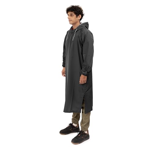 Image of TRIPOLE Rain Poncho for Men & Women | Waterproof Lightweight TPU Coated Nylon Unisex Poncho | For Travel, Trekking & Hiking | 30L Backpack Compatible