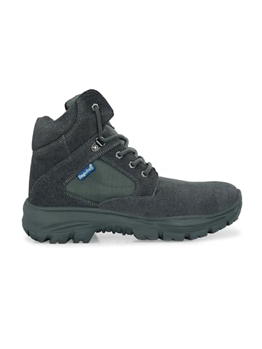 Image of Eego Italy Men's Genuine Leather Troop Aerolite 7.0 Military & Tactical Boot (Green) with Steel Toe Insert