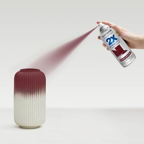 Image of Rust-Oleum Painter's Touch 2X Ultra Cover Spray Paint, Satin Claret Wine