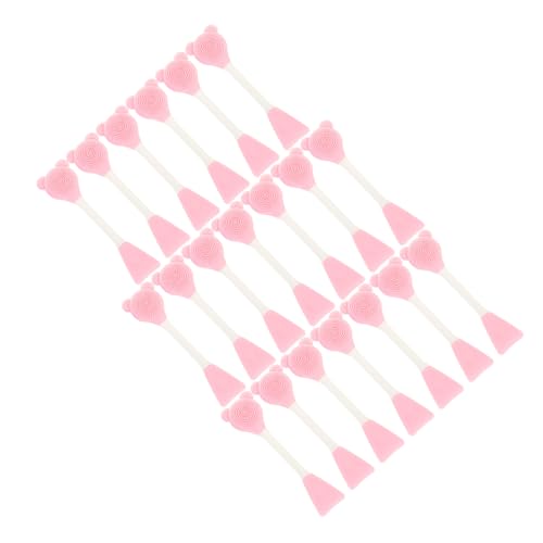 Pinceaux de soins pour la peau en silicone applicateur masque facial double extrémité lot de 20