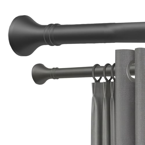 Tringle à rideaux réglable télescopique durable en acier inoxydable de haute qualité