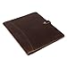 TRISKY Leather Portfolio for Men and Women - Professional Brown Business Padfolio Men - Leather Folder Portfolio and Document Holder - Professional Binder and Folio Organizer