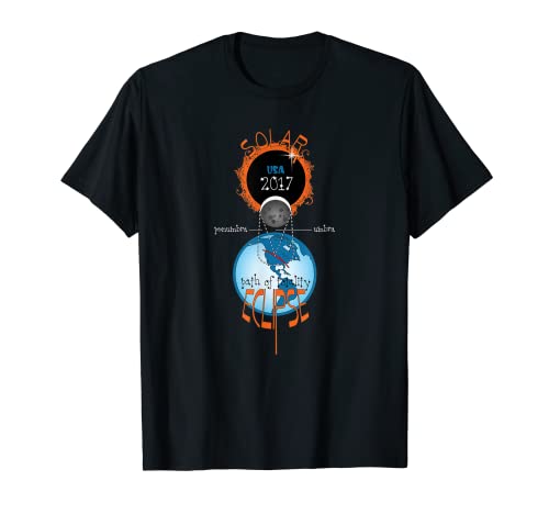 Total Solar Eclipse 21 Agosto 2017 Camiseta USA Camiseta