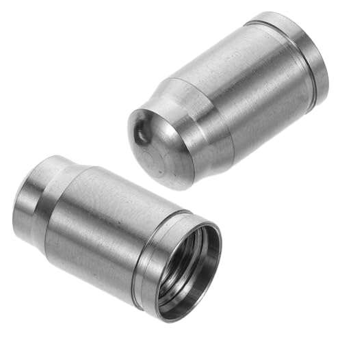 POPETPOP 2pcs tapas de válvula de aleación de titanio para llantas de bicicleta, accesorios esenciales para presión óptima de neumáticos y rendimiento miniatura 1