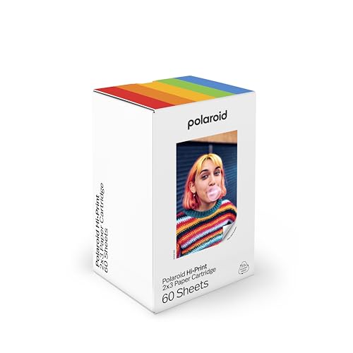 Image of Polaroid Hi-Print Paper - 2x3 Photo Paper Cardridge - 60 Photos (6356)