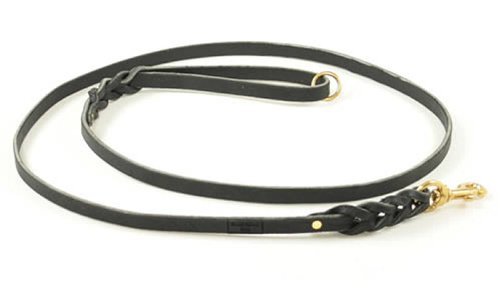 REDLINE K-9 1/2-Inch Ultra Leather Leash - Very Soft - Amish Made - Used by The Top Trainers (1/2-Inch x 4-Feet)