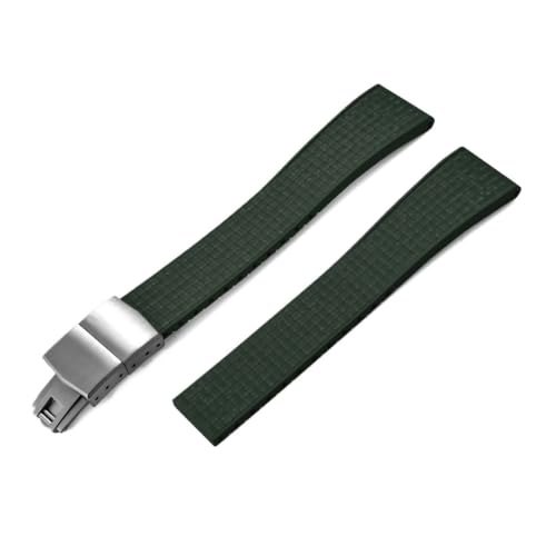 Bracelet FKM de qualité supérieure en caoutchouc fluoré avec fermoir pliable
