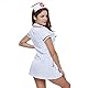 chenyesun Reizwäsche Sexy Damen Krankenschwester Cosplay Party Tiefer V-Ausschnitt Nachtwäsche Nachtwäsche Nurse Kostüm Pflegeuniformen Kostüm Nachthemd Dessous