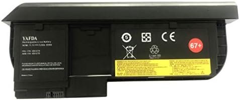 Yafda X230T 11.1V63Wh New Laptop Battery for Lenovo ThinkPad X220 Tablet X230 Tablet ThinkPad X220T Series 42T4881 42T4882 42T4877 42T4880 42T4879 45N1078 45N1079 52 52+ 67 67+ 6-Cell