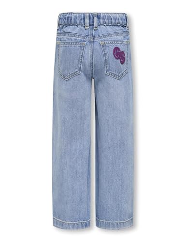 Kmgcomet Smiley Wide Dnm Noos Niñas vaquero denim premium 4