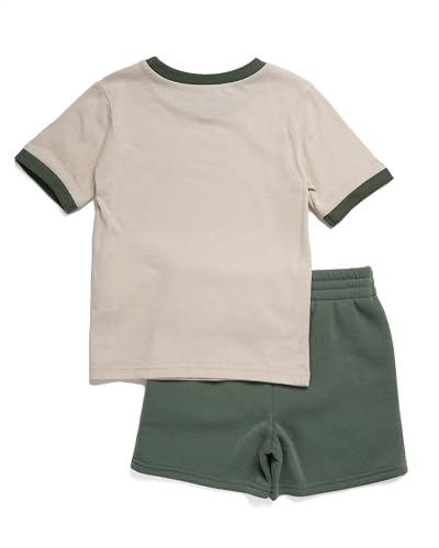 Image of Disney Boys T-shirt and Shorts Outfit Set - Holographic T-Shirt & Matching Shorts Set, Mickey Mouse & Toy Story