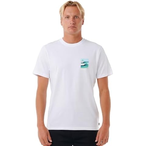 RIP CURL Men's Surf Revival Lined Up Tee Cover