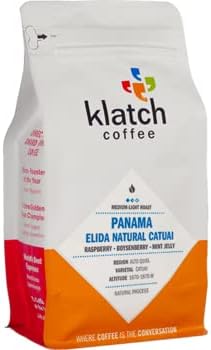 Klatch Coffee "Panama Elida Natural Catuai" Medium Roasted Whole Bean Coffee - 310 Gram Bag