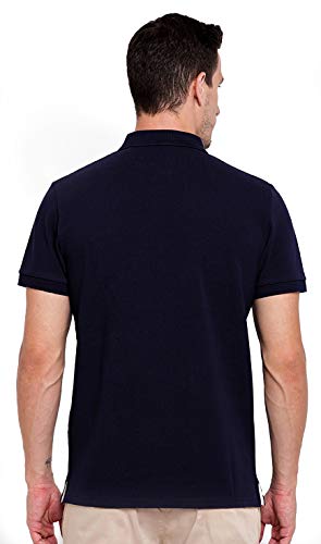LEOTUDE-Regular-Fit-Half-Sleeve-Polo-Mens-T-Shirt LEOTUDE Regular Fit Cotton Blend Half Sleeve Men's T-Shirt