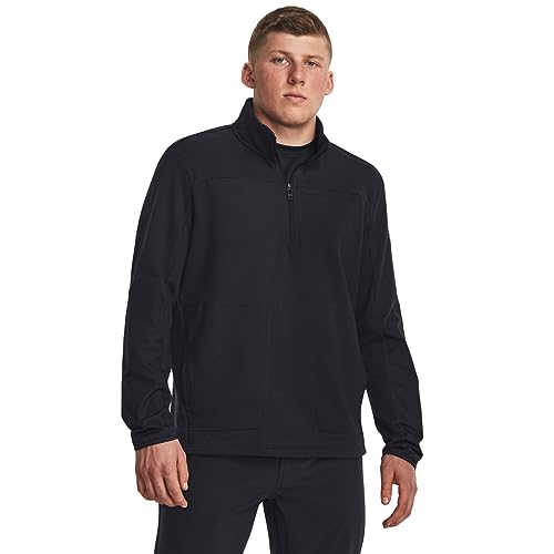 UA Rival Fleece Tactical Job 1/4 Shirt - Dark Navy Blue - X-Large