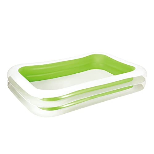 Albercas Inflables, Toy Summer Waves Alberca Inflable Rectangular para toda la familia, piscina portatil, 795 LTS