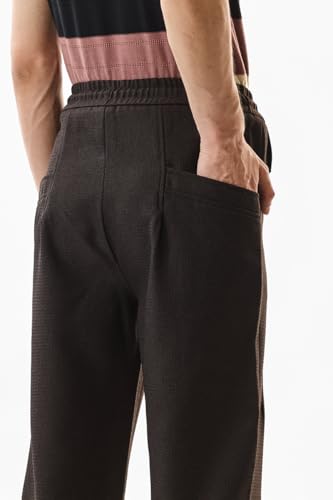 Image of SNITCH Men Chinos | Slim Fit Mid Rise Solid Pattern | Cotton Blend with Medium Stretch & Smooth Texture | Button & Zip Closure for Casual & Street Wear