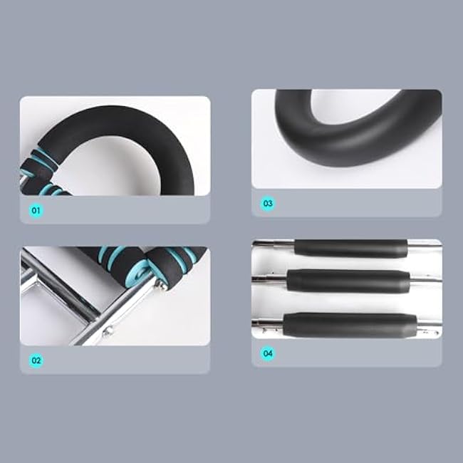 Arm Trainer, Chest Workout Tool, 20¨C100KG U Shape Ergonomic Strength Training Equipment, Adjustable Home Fitness Machine Chest Back, Boxing Sports Exercise, Full-Body Resistance