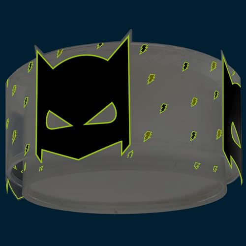 Lámpara plafón infantil de techo Dark Hero Superhéroe con dos luces E27 5