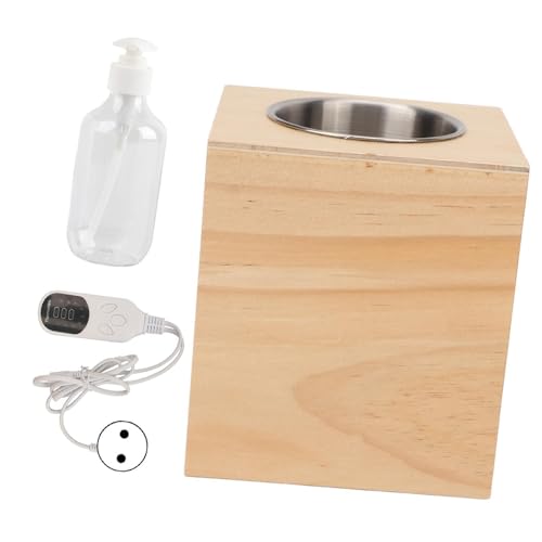 Calentador de aceite eléctrico para loción y crema con botella vacía, calentador de aceite de masaje profesional para spa y uso doméstico