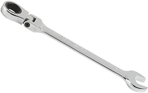 Channellock Ratcheting Flex-Head Wrench - Adjustable Combination Wrench - Metric