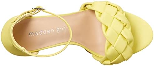 Madden Girl Women's Barbi Heeled Sandal, Citron, 7.5 | Image 4
