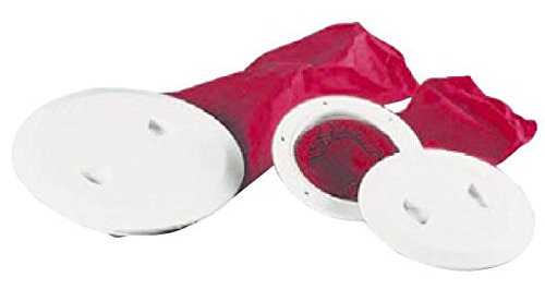ABS PLATE SMO-WH 6''SCREW TUPE+BAG