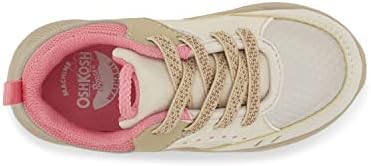 OshKosh B'Gosh Girls Fable Sneaker, Khaki, 10 Toddler | Image 3