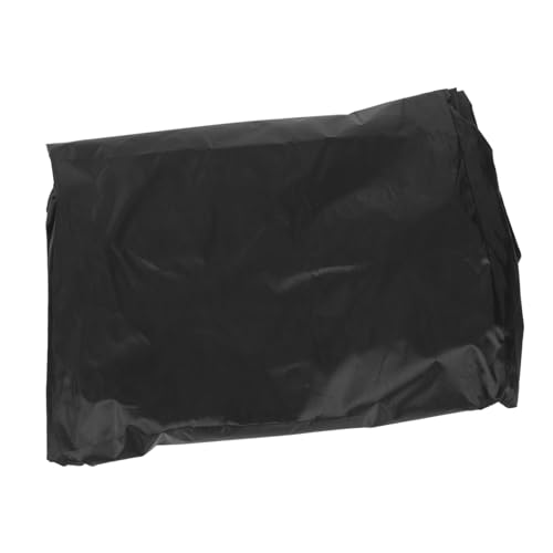 Happyyami 3 Piezas cubierta del cortacésped exterior solar sin cable polvo Cubierta impermeable Cubierta jardín cubre cosechadora impermeable blindaje del cortacésped tela Oxford 210d Black