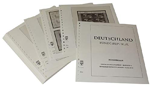 Feuilles Allemagne Petits Blocs LINDNER classement classeur philatélie