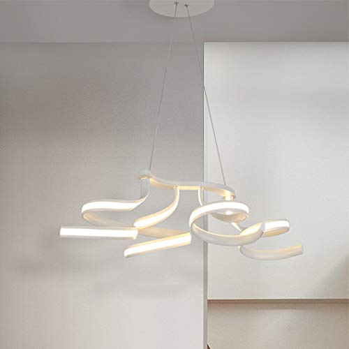 Lustre créatif moderne en aluminium acrylique de 75 cm à intensité variable - 5