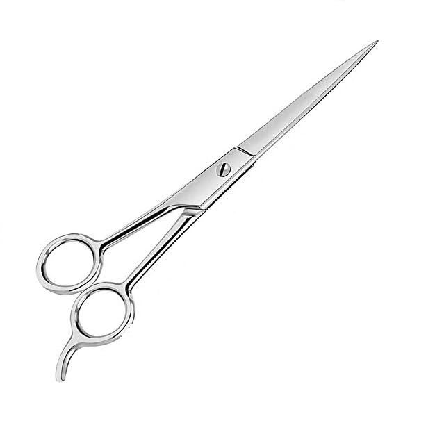 Professional hair cutting scissors for salon barber iconic scissor men women, can be used for beard moustache nose hair trimming, shaving haircut, mustache scissor for men, fine sharpness-image-35
