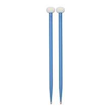 1 pair of double sided drum mallets. Made of high-quality maple wood, light and durable. High-quality felt drumstick head, stable structure and not easy to fall off. Oval shape drumstick head has large contact area to produce mild and uniform sound. ...
