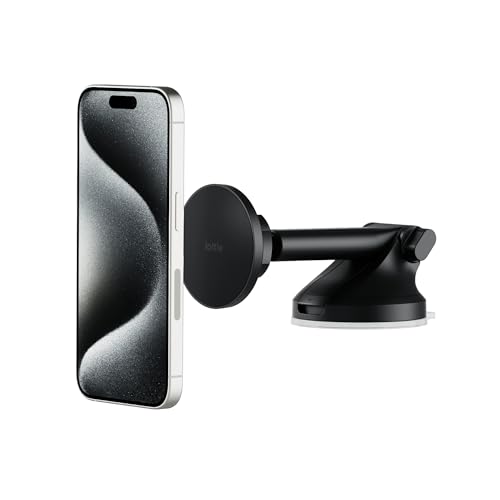 iOttie iTap 3 Magnetyczny uchwyt samochodowy na deskę rozdzielczą i przednią szybę z magnetycznym adapterem pierścieniowym. Kompatybilny ze smartfonami Qi2, MagSafe, iPhone i Android.