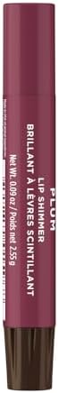 Burt's Bees Lip Shimmer Plum, Moisturising Lip Shimmer with Peppermint Oil, 100% Natural Origin, 2.55g