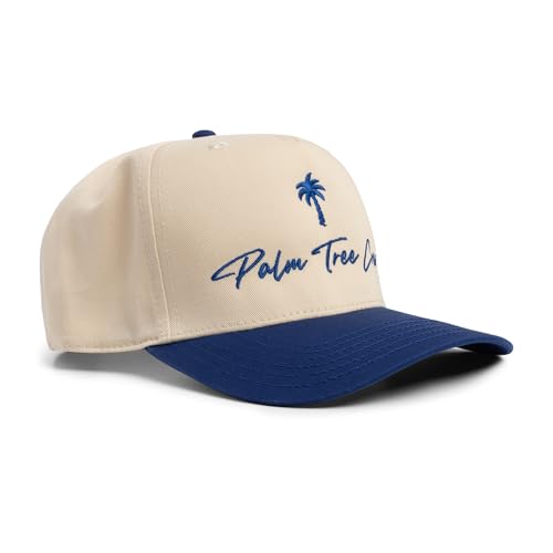 Image of Palm Tree Crew Men's Adjustable Snapback Embroidered Logo Crew Hat