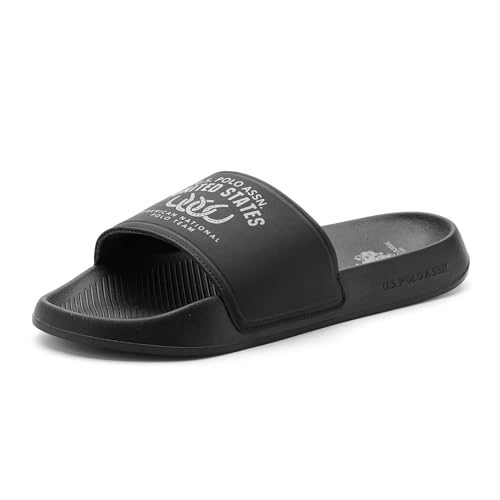 Image of U.S. POLO ASSN. Mens Toni |Stylish Slider Flipflops For Man