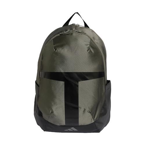 adidas Unisex Kids' MOCHILA STAR WARS MANDALORIAN (ADOLESCENTES), Black/Cyber Metallic, 1 Talla