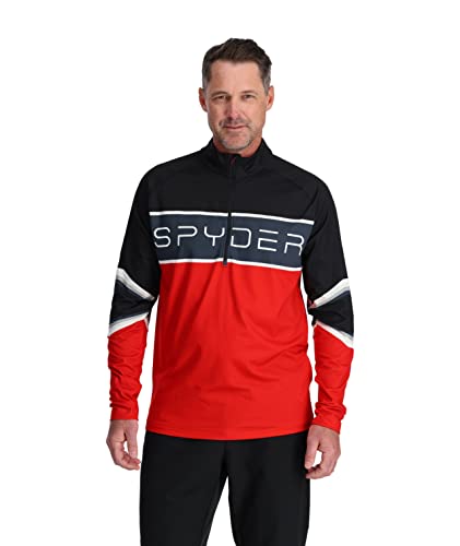Spyder Cuello En T De Primera Calidad Camisa, Volcán, Xl Para Hombre Spyder Cuello En T De Primera Calidad Camisa, Volcán, Xl Para Hombre