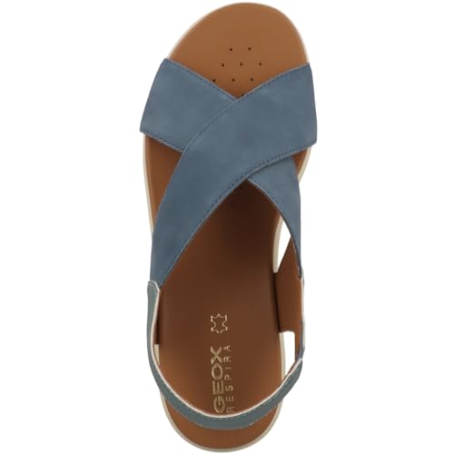 Geox Girls D Xand 2.2s B Wedge Sandal, Avio, 7 Big Kid2