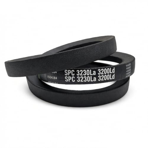 Courroie trapézoïdale SPC3230La pour transmission industrielle 22x3230mm