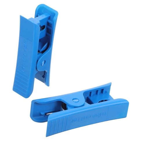 GLEAVI 2 Piezas Accesorios Para Purificadores De Agua Tijeras De Corte Cortadores De Plástico Cortador De Reparación Del Hogar Cortatubos De Pvc Cortadores De Tubos Sky-blue Abdominales