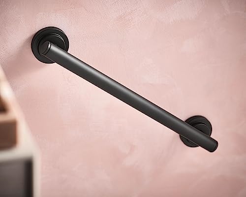 Moen Yg0718Bl Iso 18-Inch Designer Grab Bar, Matte Black #TOP1