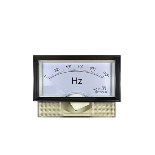NURII 59L23 Intermediate Frequency Frequency Meter, 100V Input 200hz 300hz500hz1khz Hz Meter Intermediate Frequency Furnace 59L19(AC 2000Hz 100V)