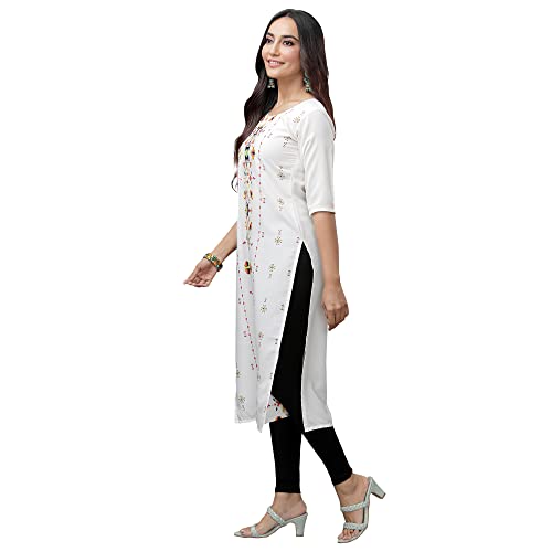 Image of Pinkmint Women's Crepe Floral Regular Fashion Vest