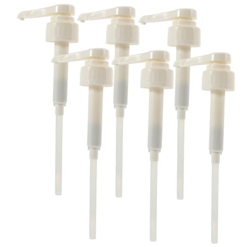 FOMIYES 6pcs Syrup Pumps Replacement Pumps for Bottle Dispenser Coffee Bar Syrup