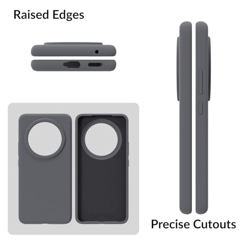 Image of SPRIG Compatible with iQOO Z10 Premium SilkTone Back Cover Drop Tested Shock Proof Mobile Case for Men, Women, Boys and Girls with Camera Protection (Dark Grey)