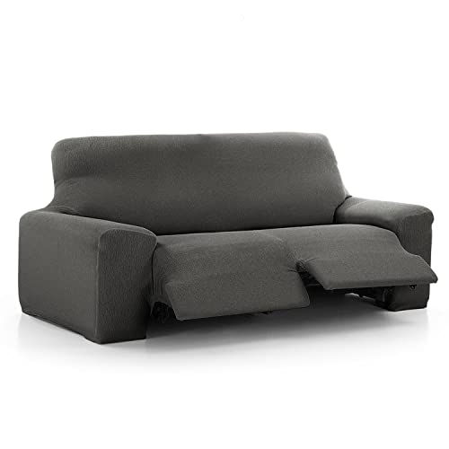 MAXIFUNDAS Housse de canapé Relax 3 Places 2 Pieds Vega Anthracite