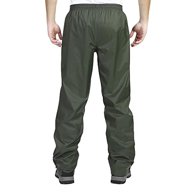 33,000ft Pantalones de Lluvia para Hombre, Impermeables, Resistentes al Viento, para Senderismo, Pesca
