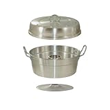Tredoni Stovetop & Oven Baking Pot – 9.5' Multipurpose Aluminum Hollow Ring Cooker (24 cm = 9.5 inch)